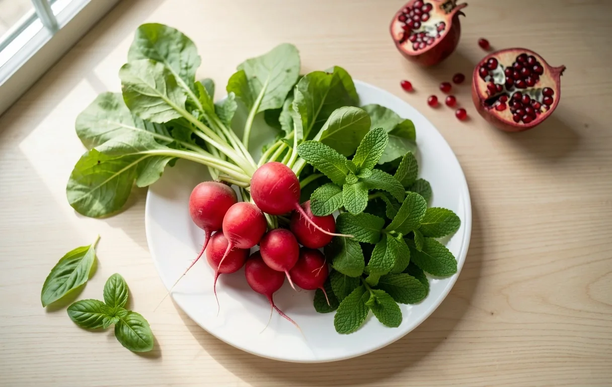 Fresh ingredients representing DietWise vitality
